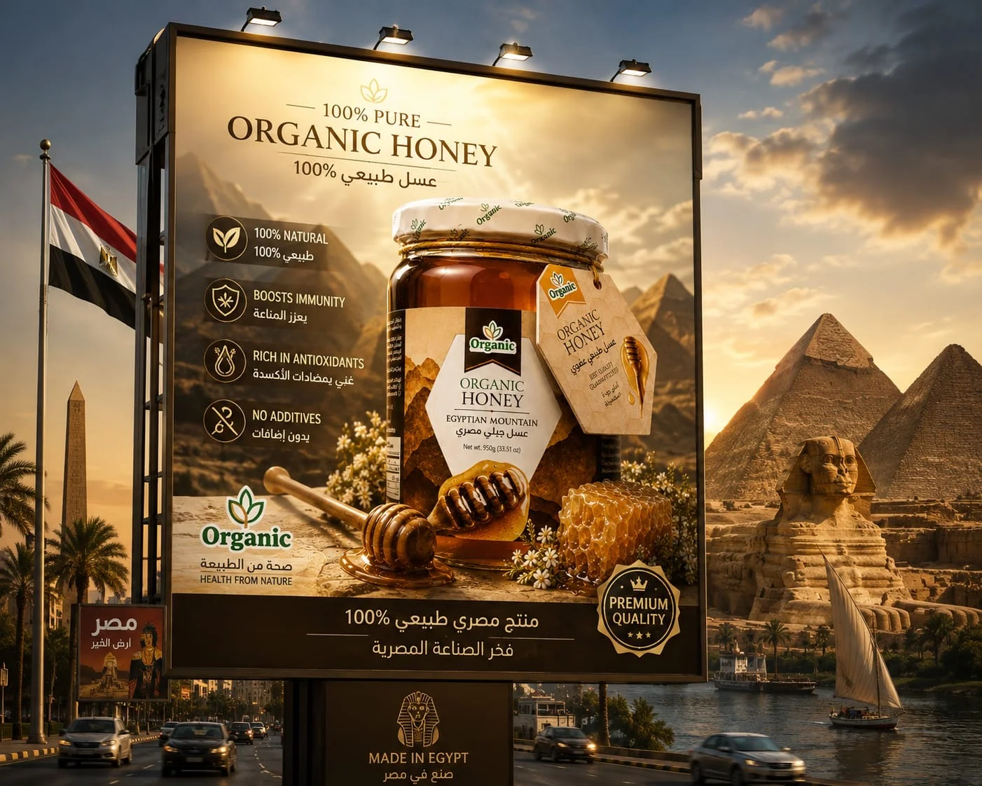 عسل جبلي مصري طبيعي  | Organic Honey